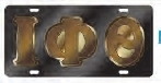View Buying Options For The Iota Phi Theta Outlined Color Mirror License Plate