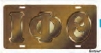 View Buying Options For The Iota Phi Theta Outlined Mirror License Plate