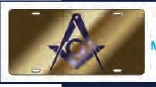 View Buying Options For The Mason Inlaid Symbol Mirror License Plate