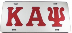 View Buying Options For The Kappa Alpha Psi Outlined Mirror License Plate