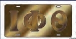 View Buying Options For The Iota Phi Theta Outlined Mirror License Plate