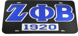 View Buying Options For The Zeta Phi Beta 1920 Mirror Insert Car Tag License Plate