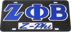 View Buying Options For The Zeta Phi Beta Z-Phi Mirror Insert Tag License Plate