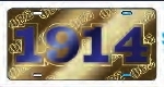 View Buying Options For The Phi Beta Sigma 1914 Founder Satin Background Tag License Plate