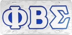 View Buying Options For The Phi Beta Sigma Ghost Back Dove Car Tag License Plate