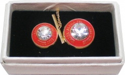 View Buying Options For The Kappa Alpha Psi Topaz Stone Signet Lapel Pin And Tie Tack Set