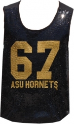 View Product Detials For The Big Boy Alabama State Hornets Ladies Sequins Tank Top