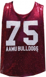 View Product Detials For The Big Boy Alabama A&M Bulldogs Ladies Sequins Tank Top