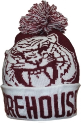 View Product Detials For The Big Boy Morehouse Maroon Tigers S248 Beanie With Ball