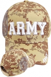 View Product Detials For The Army Block Text Shadow Mens Cap