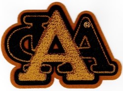 View Product Detials For The Alpha Phi Alpha Stack Letters Chenille Sew-On Patch