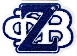 View Buying Options For The Zeta Phi Beta Stack Letters Chenille Sew-On Patch