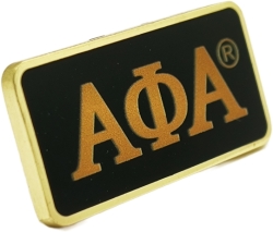 View Product Detials For The Alpha Phi Alpha 3 Letter Bar Lapel Pin