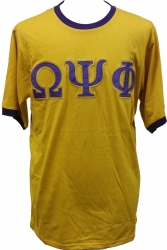 View Product Detials For The Buffalo Dallas Omega Psi Phi Ringer T-Shirt