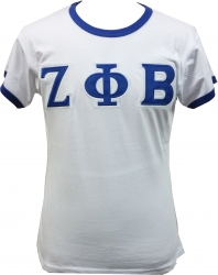 View Product Detials For The Buffalo Dallas Zeta Phi Beta Ringer T-Shirt