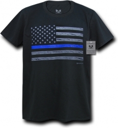 View Buying Options For The RapDom Thin Blue Line USA Flag Mens Graphic Tee
