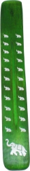 View Buying Options For The New Age Elephant Symbol Painted Canoe Incense Burner [Pre-Pack]
