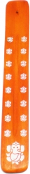 View Buying Options For The New Age Ganesh Symbol Painted Canoe Incense Burner [Pre-Pack]