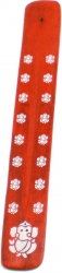 View Buying Options For The New Age Ganesh Symbol Painted Canoe Incense Burner [Pre-Pack]