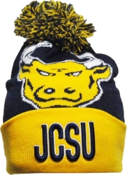 View Product Detials For The Big Boy Johnson C. Smith Golden Bulls S248 Beanie With Ball