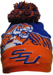 View Product Detials For The Big Boy Savannah State Tigers S248 Beanie With Ball