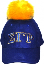 View Buying Options For The Big Boy Sigma Gamma Rho Divine 9 S148 Ladies Pom Pom Cap