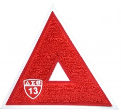View Buying Options For The Delta Sigma Theta Letter Shield Chenille Sew-On Patch