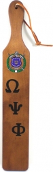View Buying Options For The Omega Psi Phi Branded Letters Traditional Paddle