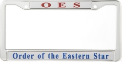 View Buying Options For The Order of the Eastern Star Metal License Frame