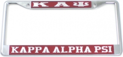 View Buying Options For The Kappa Alpha Psi Classic License Plate Frame