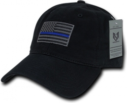 View Buying Options For The RapDom Thin Blue Line Graphic Relaxed Mens Cap