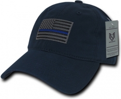 View Buying Options For The RapDom Thin Blue Line Graphic Relaxed Mens Cap