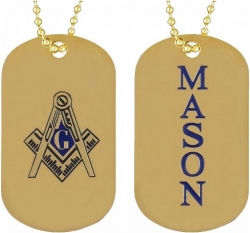 View Product Detials For The Mason Double Sided Dog Tag