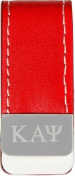 View Buying Options For The Kappa Alpha Psi® Mens Laser Engraved Money Clip with Leather