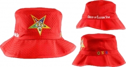 View Product Detials For The Eastern Star Embroidered Bucket Hat