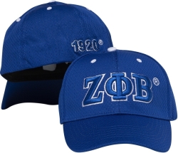 View Buying Options For The Zeta Phi Beta Sorority 3 Letter Polymesh Ladies Cap