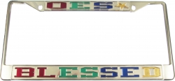 View Buying Options For The Eastern Star Blessed License Plate Frame