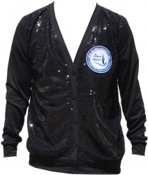 View Product Detials For The Big Boy Zeta Phi Beta Sequins Divine 9 Ladies Cardigan