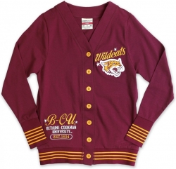 View Product Detials For The Big Boy Bethune-Cookman Wildcats S4 Light Weight Ladies Cardigan