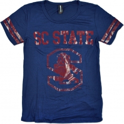 View Buying Options For The Big Boy South Carolina State Bulldogs Ladies Jersey Tee