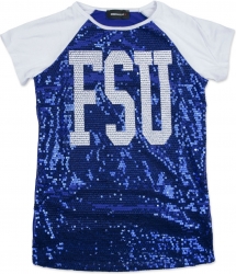 View Buying Options For The Big Boy Fayetteville State Broncos Ladies Sequins Tee
