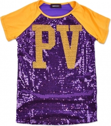 View Buying Options For The Big Boy Prairie View A&M Panthers Ladies Sequins Tee