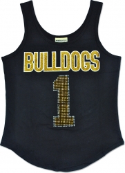 View Buying Options For The Big Boy Bowie State Bulldogs S2 Rhinestone Ladies Tank Top
