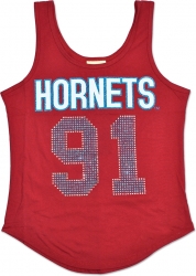 View Buying Options For The Big Boy Delaware State Hornets S2 Rhinestone Ladies Tank Top