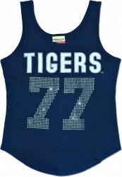 View Buying Options For The Big Boy Jackson State Tigers S2 Rhinestone Ladies Tank Top