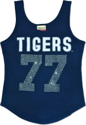 View Product Detials For The Big Boy Jackson State Tigers S2 Rhinestone Ladies Tank Top