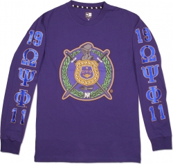 View Buying Options For The Big Boy Omega Psi Phi Divine 9 Mens Long Sleeve Tee