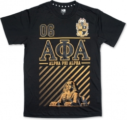 View Buying Options For The Big Boy Alpha Phi Alpha Foil Print Divine 9 S12 Mens Tee