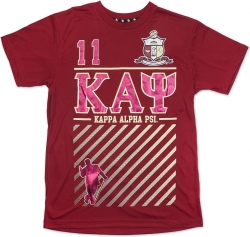 View Buying Options For The Big Boy Kappa Alpha Psi® Foil Print Divine 9 S12 Mens Tee