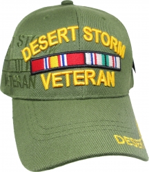 View Buying Options For The Desert Storm Veteran Ribbons Shadow Mens Cap
